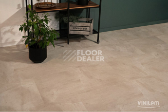 Vinilam Ceramo Stone 2,5 мм 71615 Бетон Белый фото 2 | FLOORDEALER